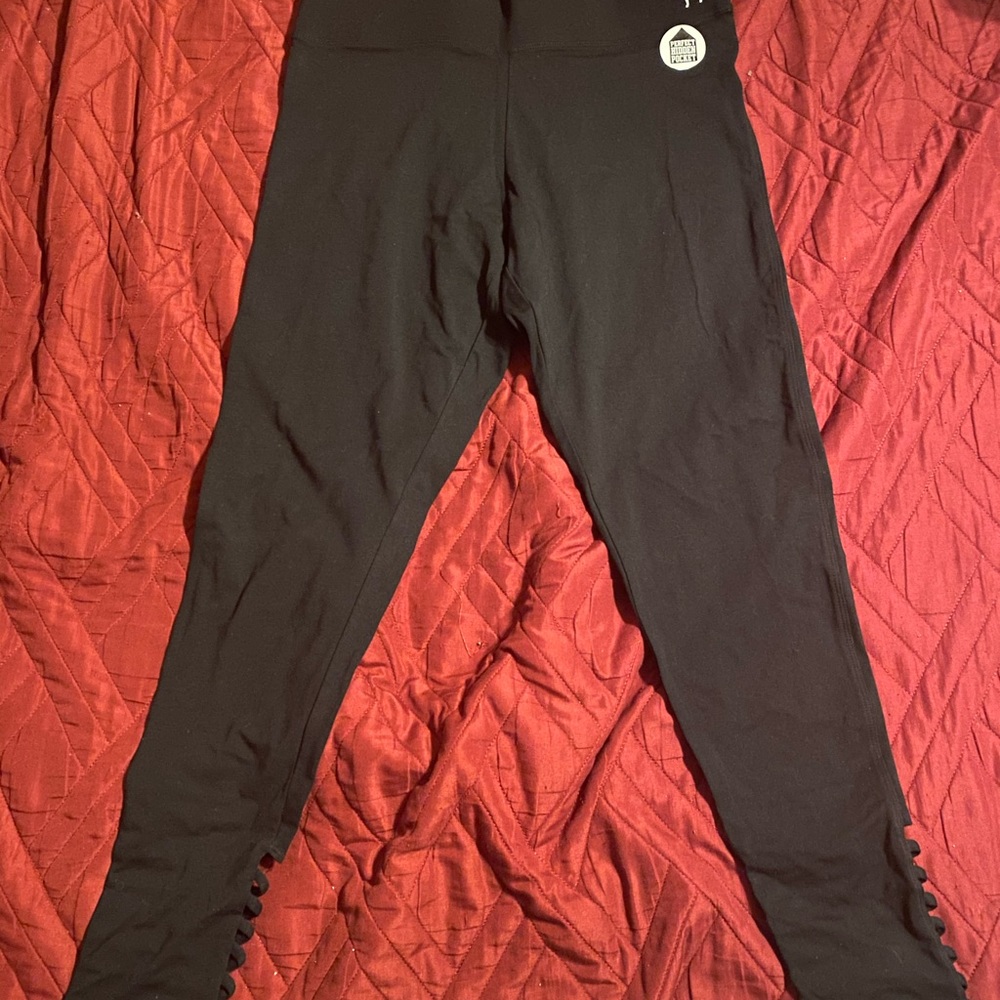 Pink Brand Flat Leggings Size Large